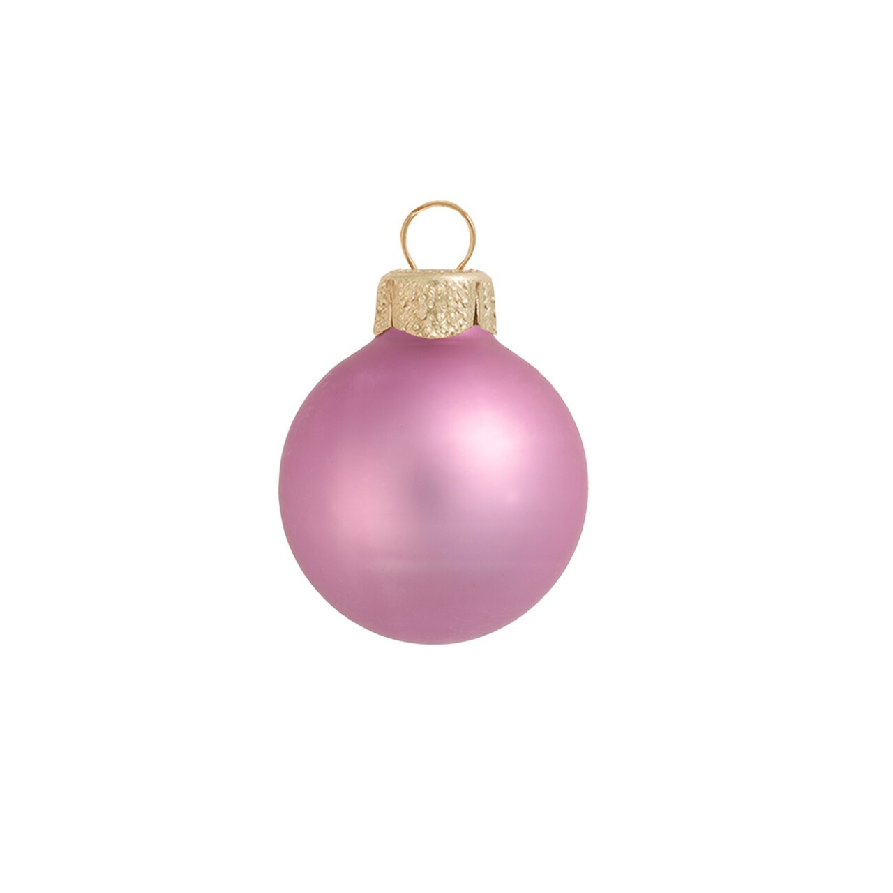 Whitehurst Petite Matte Finish Glass Christmas Ball Ornaments - 1.25" (30mm) - Rosewood - 40ct